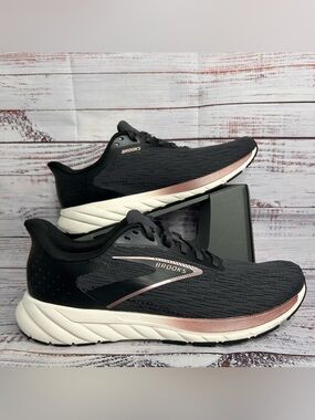 Brooks Anthem 7 Black Rose Gold Running Sneaker Shoes Women’s Size 9.5
